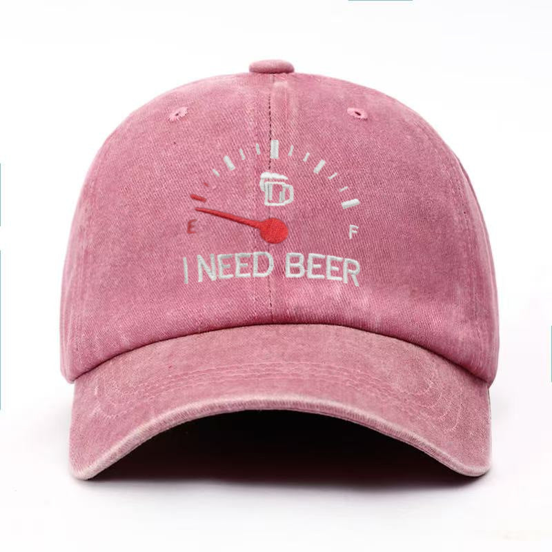 🍺I NEED BEER Embroidered Baseball Cap