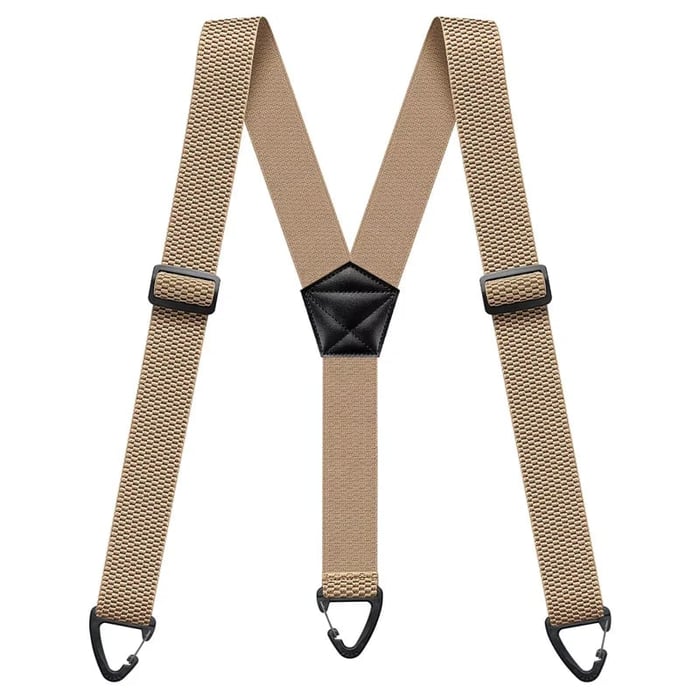 Men's X-Back Suspenders with Hook Clips