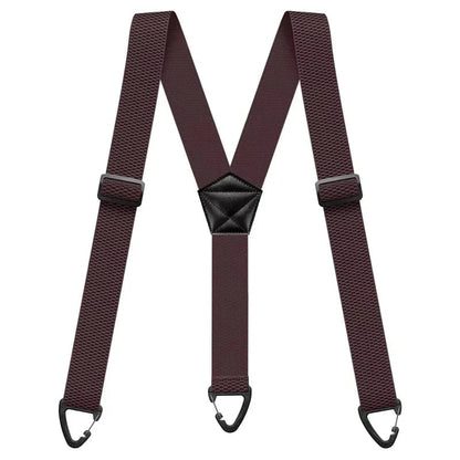 Men's X-Back Suspenders with Hook Clips