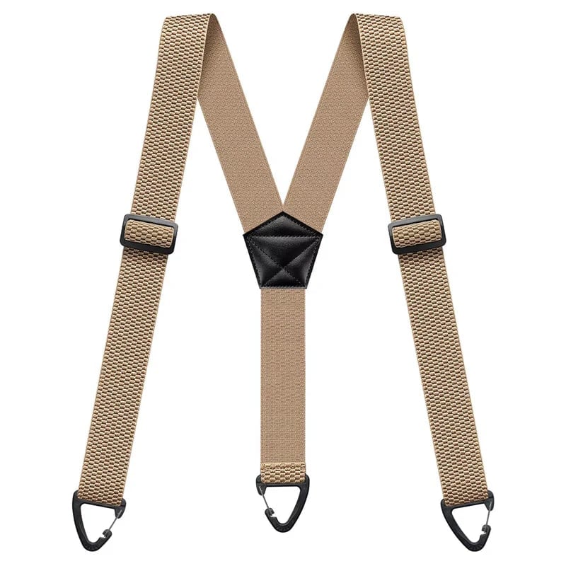 Men's X-Back Suspenders with Hook Clips