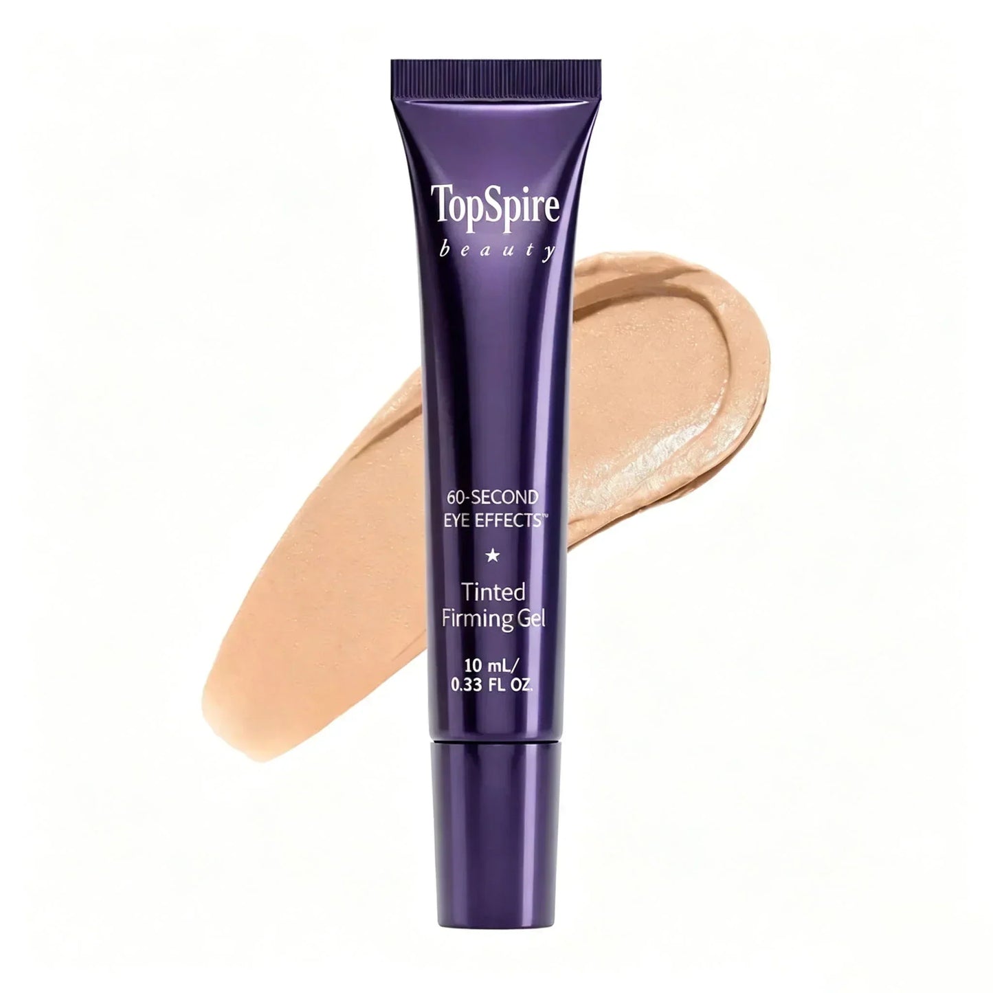 TopSpire 60 Second Effects Tinted Firming Gel - Under Eye Cream For Puffiness And Bags Under Eyes