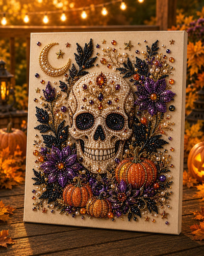 Halloween Pearl Art DIY Kit – Turn Tiny Pearls into Spooky-Cute Magic （BUY 2 FREE SHIPPING)