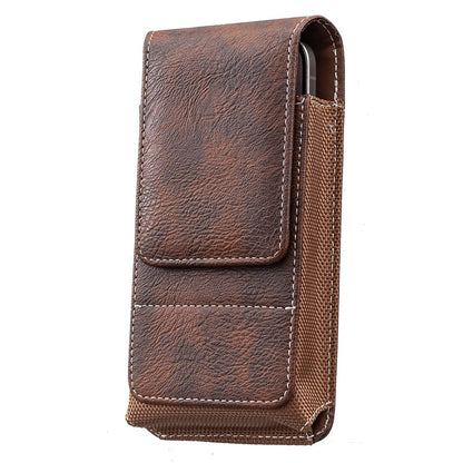 Waist Belt Cell Phone Pouch 📱 Multi-Pocket Leather Phone Case with Card Holder