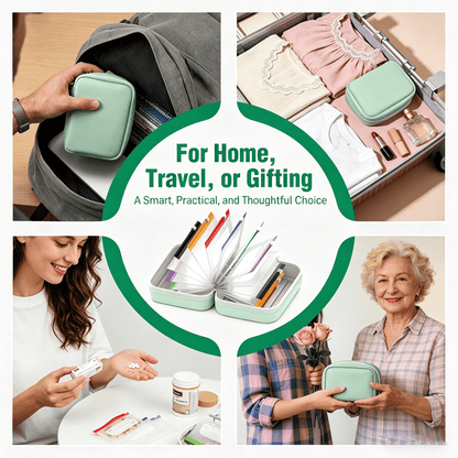 💊 A8 Waterproof Pill Pouch Set – Large Weekly Travel Medicine Organizer