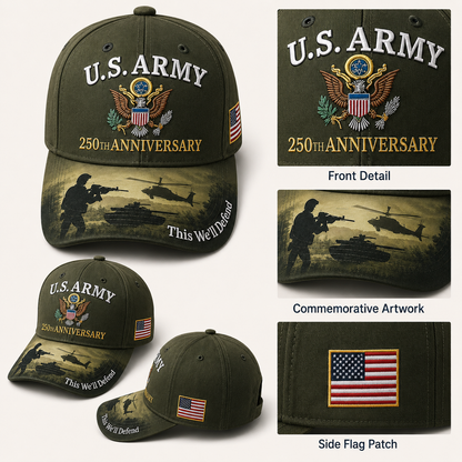 250th Anniversary Commemorative Embroidered Cap