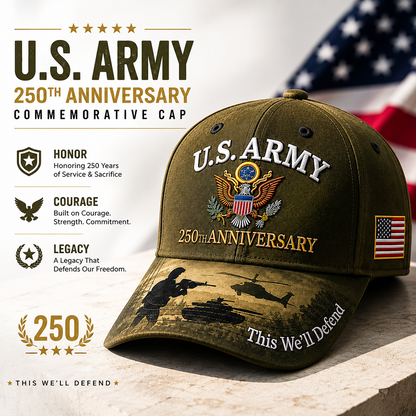250th Anniversary Commemorative Embroidered Cap