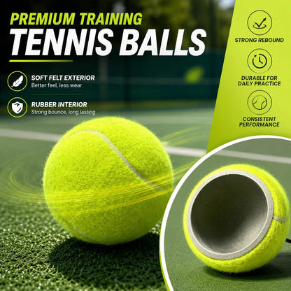 🎾 Solo Tennis Trainer Rebound Set – Practice Anytime, No Partner Needed