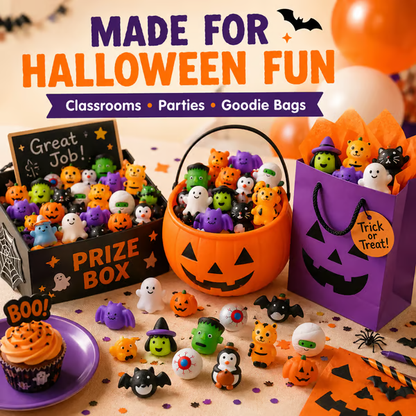 🔥Last Day 50% OFF - 🎃 50PCS Halloween Mochi Squishy Toys