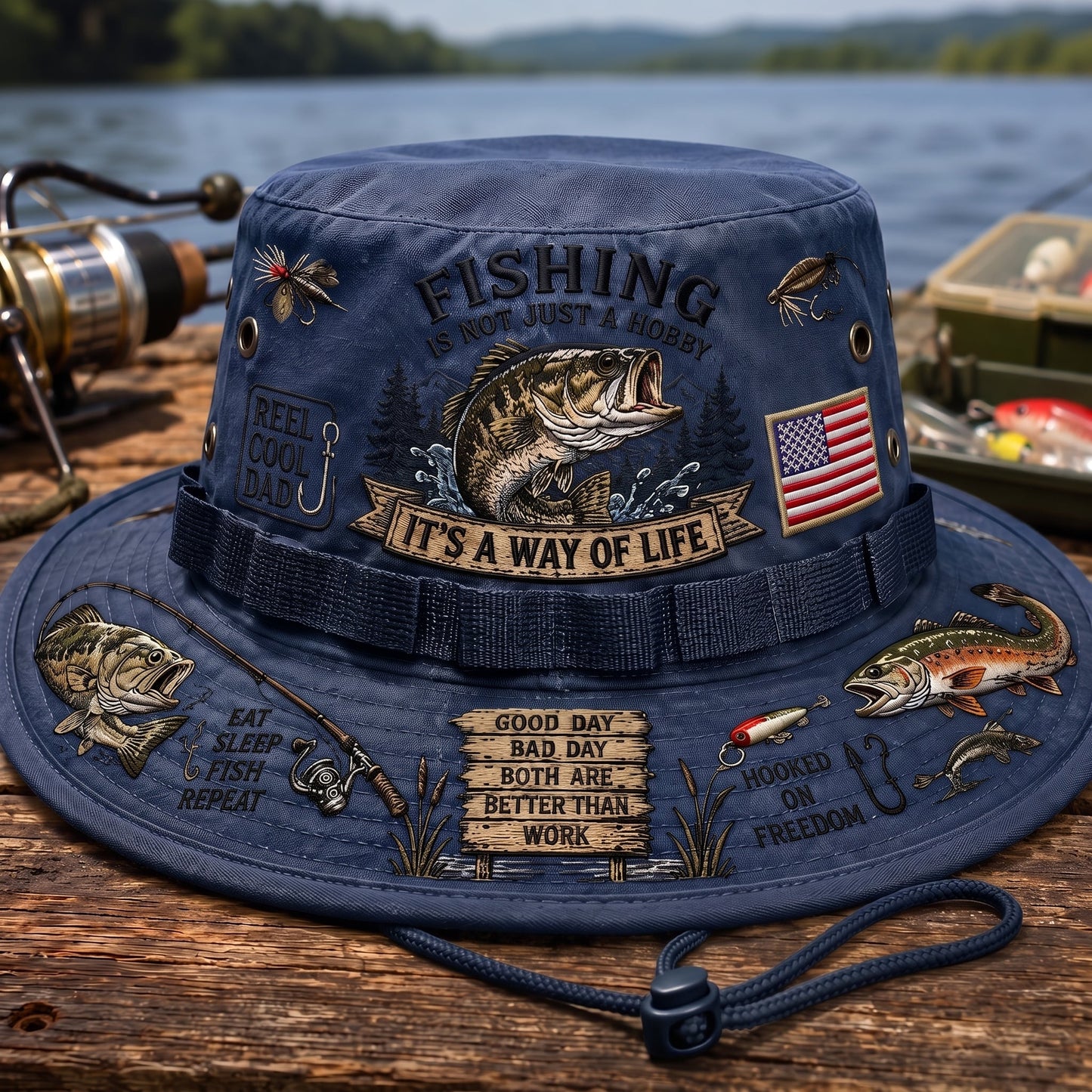 Fishing Is a Way of Life Boonie Hat