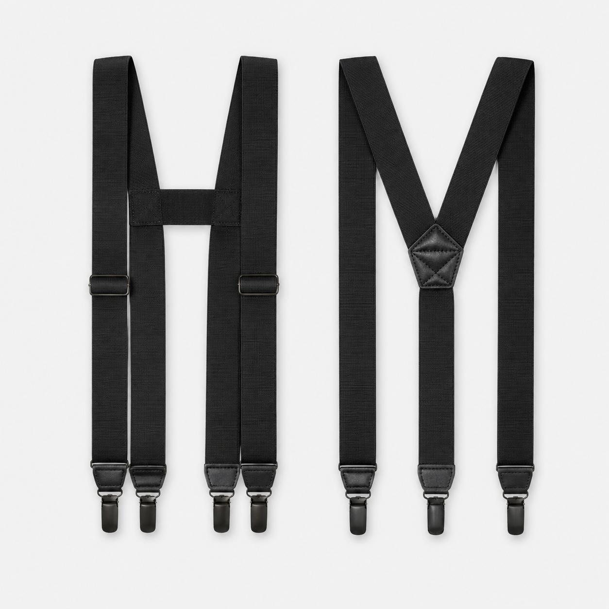 Men's X-Back Suspenders with Hook Clips