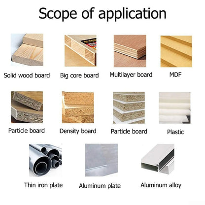 6-Piece All-in-One Drill & Cutting Bit Set – Drill, Widen & Shape With Ease