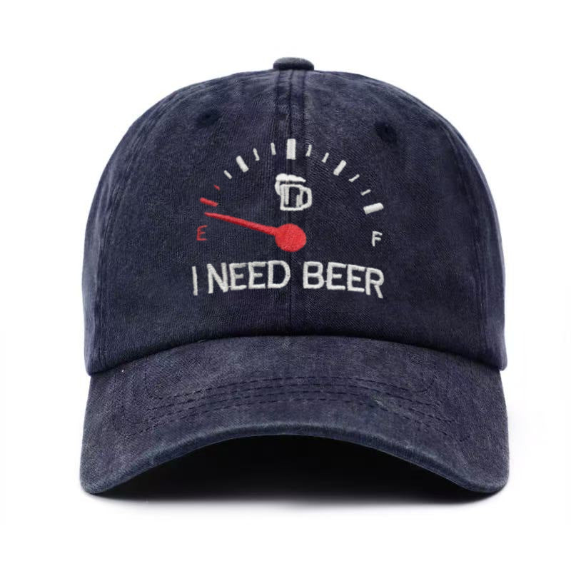 🍺I NEED BEER Embroidered Baseball Cap
