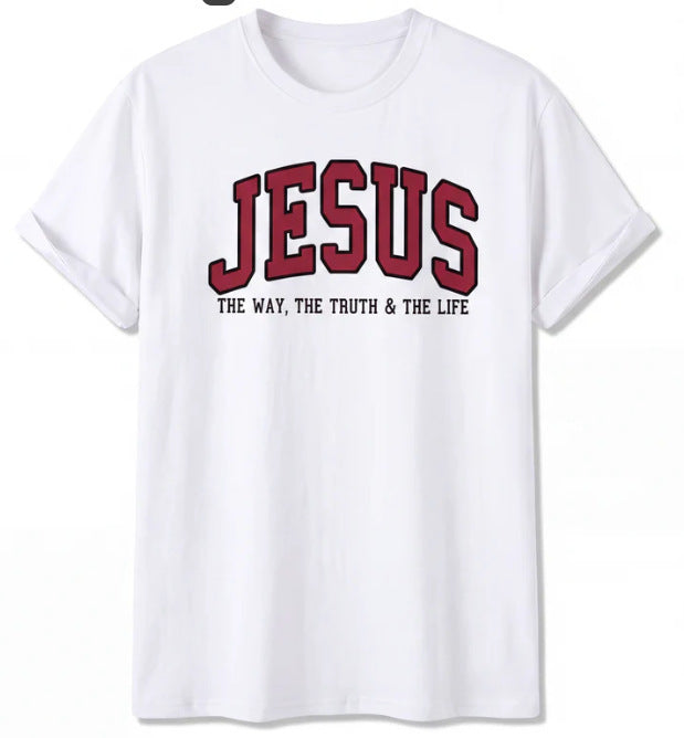 Jesus The Way The Truth and The Life Varsity Sweatshirt & T-shirt