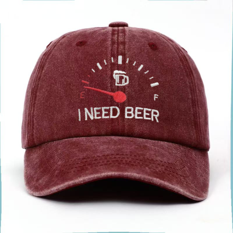 🍺I NEED BEER Embroidered Baseball Cap