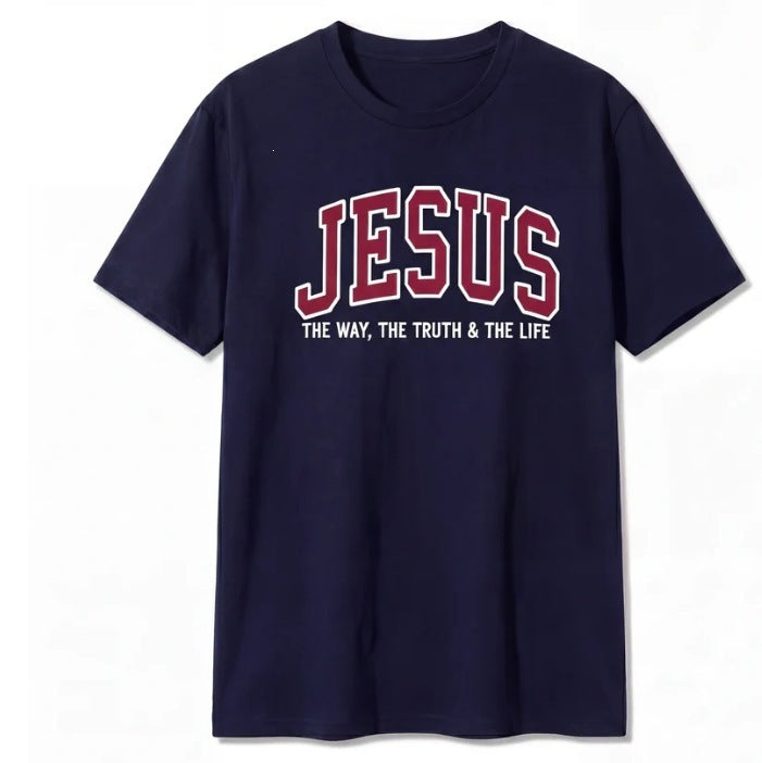 Jesus The Way The Truth and The Life Varsity Sweatshirt & T-shirt
