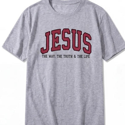 Jesus The Way The Truth and The Life Varsity Sweatshirt & T-shirt