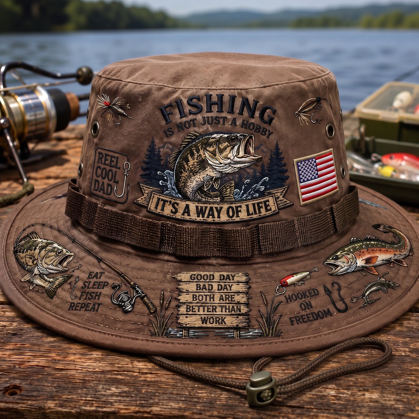 Fishing Is a Way of Life Boonie Hat