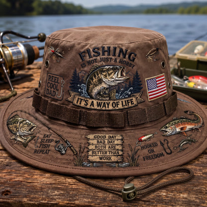 Fishing Is a Way of Life Boonie Hat